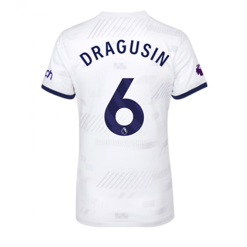 Fotbalové Dres Tottenham Hotspur Radu Dragusin #6 Dámské Domácí 2023-24 Krátký Rukáv